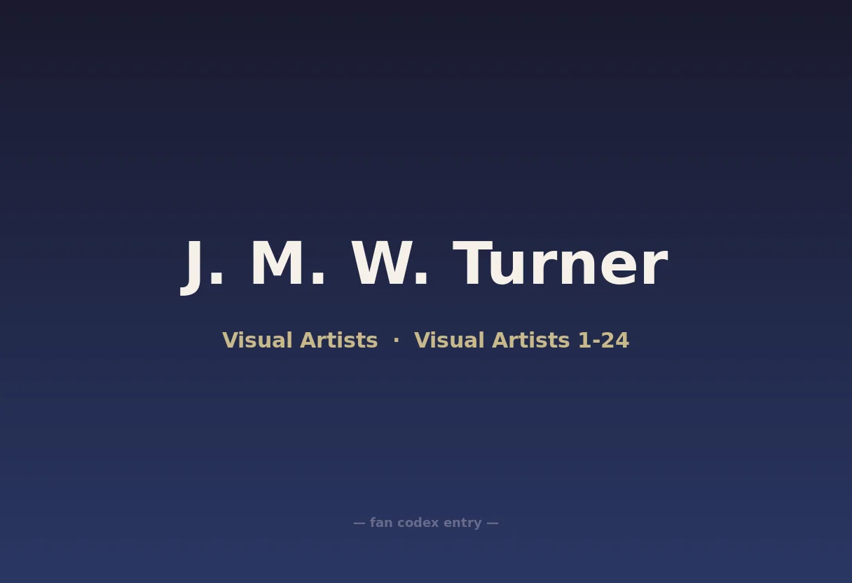J. M. W. Turner