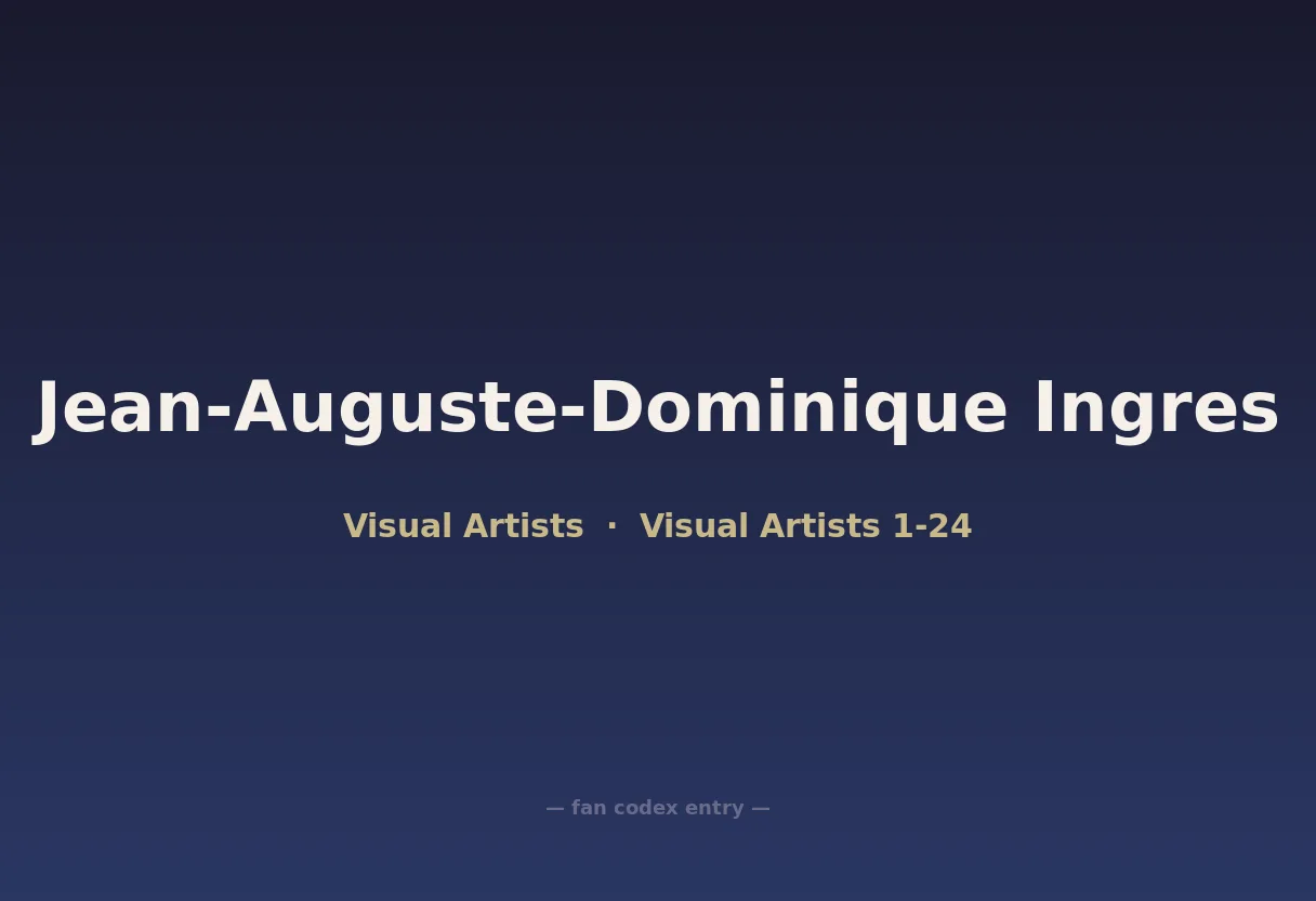 Jean-Auguste-Dominique Ingres