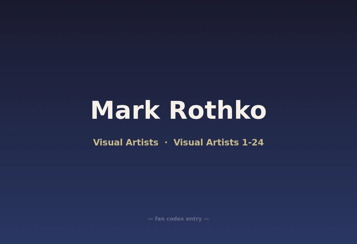Mark Rothko